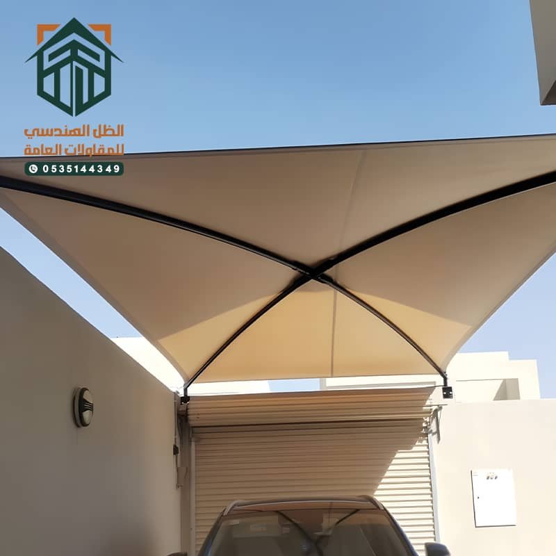مظلات سيارات مؤسسة الظل الهندسي بالرياض